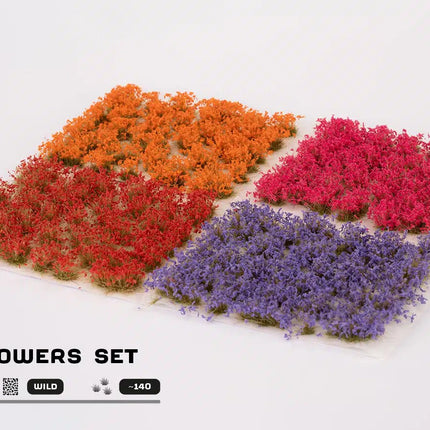 Garden Flowers Tuft Set 6mm - Wild