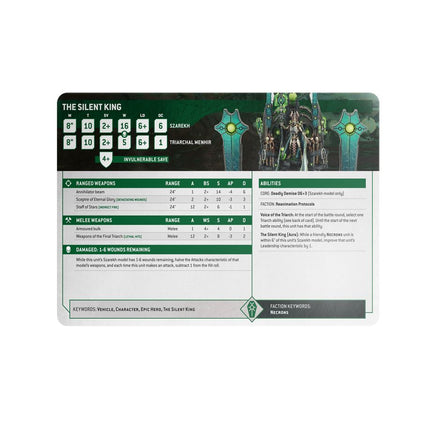 40K Datasheet cards: Necrons (eng)