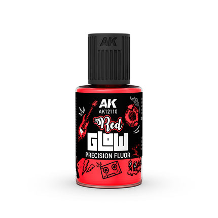 AK Red Glow Precision Fluor 30ML