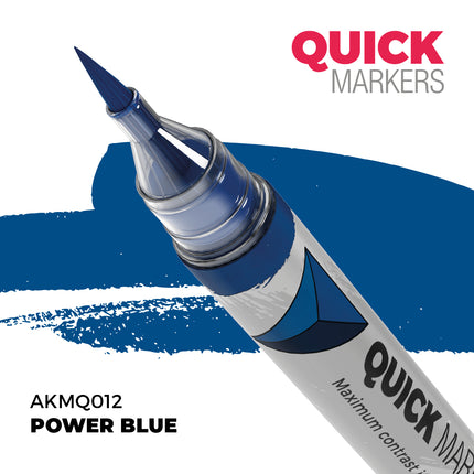Quick Marker Power Blue