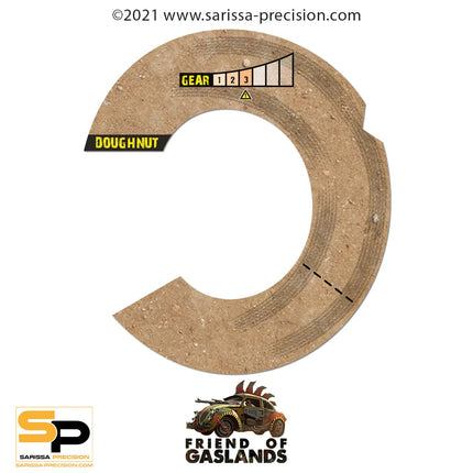 Gaslands Refuelled - Doughnut template full colour