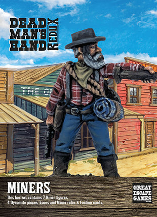 Dead Man's Hand The Miners (inc. rules and faction cards)