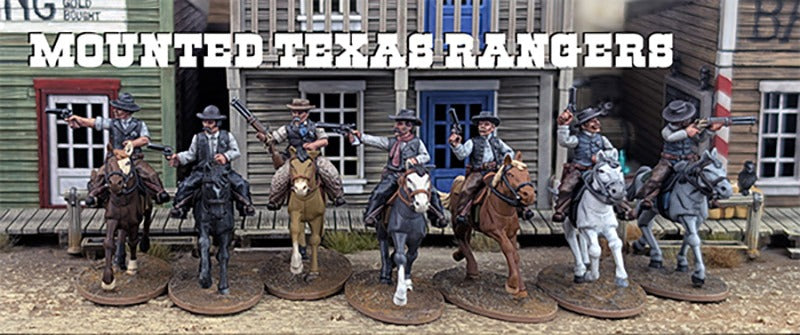 Dead Man's Hand Texas Rangers Mounted