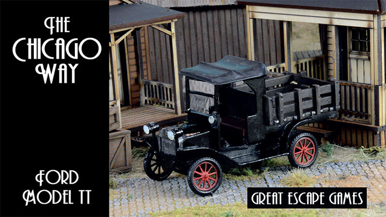 The Chicago Way Ford Model TT Boxed Resin Car Set