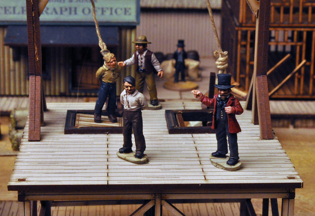 Dead Man's Hand Gallows Set (figurines)