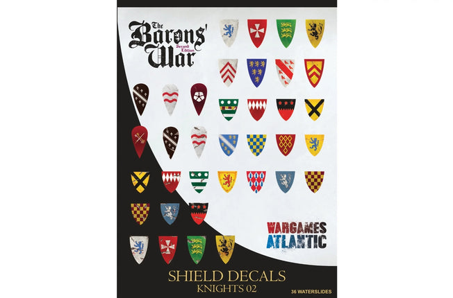 Barons War Shield Decals 02 - Knights