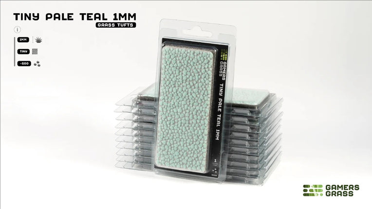 Tiny Pale Teal 1mm