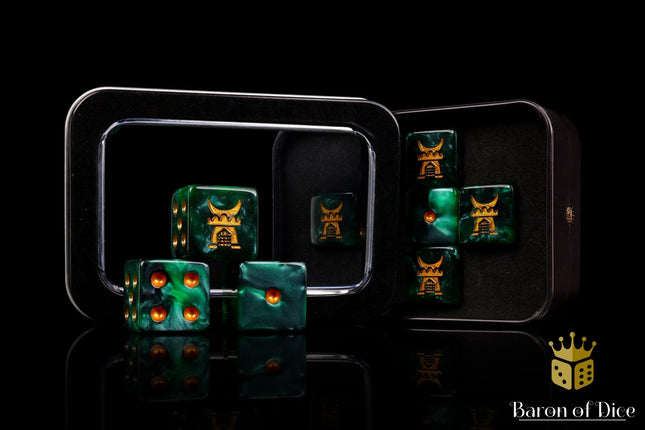 Baron of Dice Trench Crusade Iron Sultanate Dice Set (8)