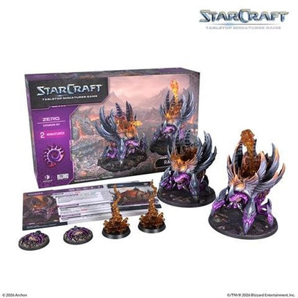 StarCraft Ravager Zerg uitbreidingsset, gedetailleerd model met kenmerkende Zerg-elementen en kleurrijke details.