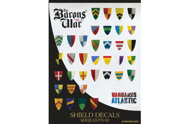Barons War Shield Decals 03 - Serjeants