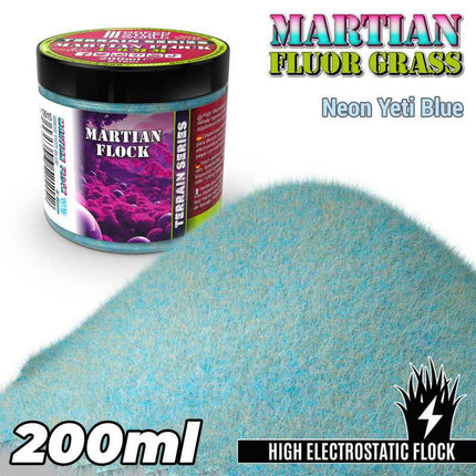Martian grass flock Yeti Blue 4-6mm 200ml