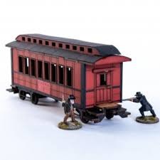 Dead Man's Hand - 19th C. American Passenger Car (Red)