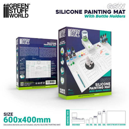 Silicone Painting mat with edges