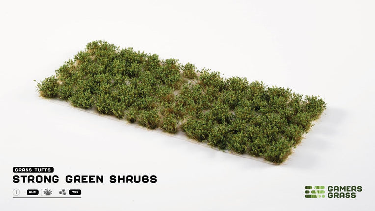 Strong Green Shrubs 6mm