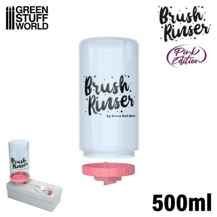 Brush rinser bottle 500 ml - penseel spoelfles Roze