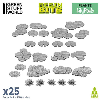 3D print sets Lily pads - Lelies