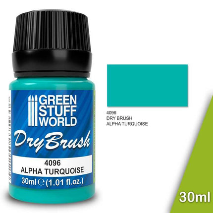 Alpha Turquoise Dry Brush 30 ml