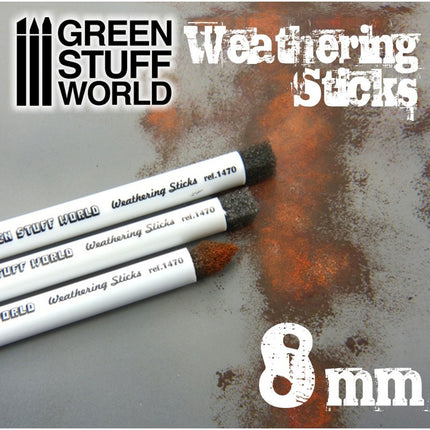 Weathering brushes - Sponskwasten 8mm (3st)