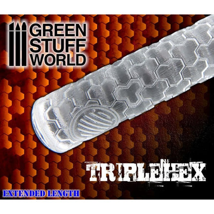 Rolling pin TripleHex - figuur roller TripleHex