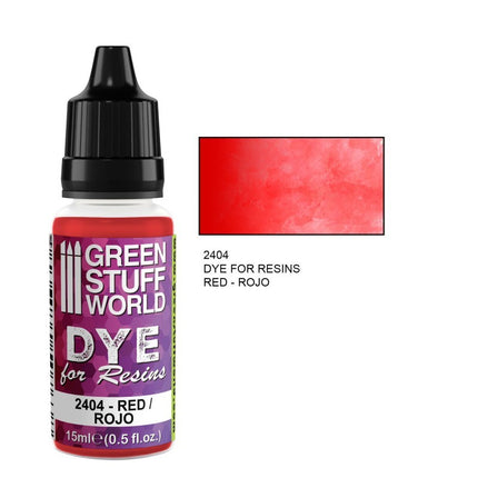Dye for resin Red - Rode kleurstof voor resin&epoxy 15ml