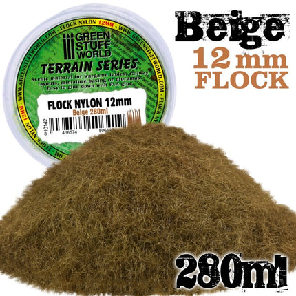 Static grass Beige 12mm
