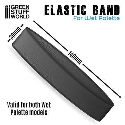 Wet palette elastische band