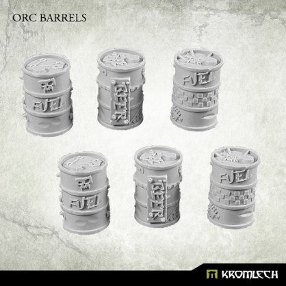Orc Barrels (6pc) Ork vaten 6st
