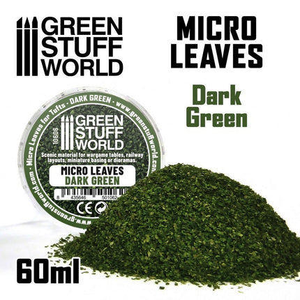 Miniatuur blaadjes donker groen 60ml - Micro leaves dark green