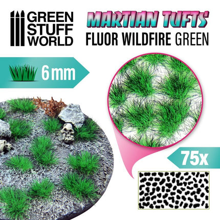 Martian Tufts Wildlife Green 6mm