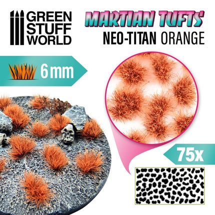 Martian Tufts Neo Titan Orange 6mm
