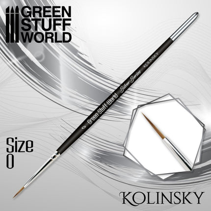 Kolinsky Penseel Silver Series sz 0