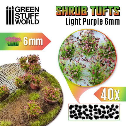 Shrubs tufts - bloemstruik Light purple 6mm