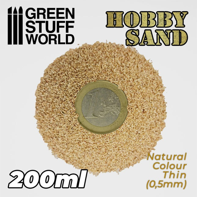 Hobbyzand Naturel 0.5mm (200ml)