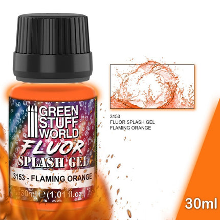 Splash Gel effect-Flaming Orange 30ml