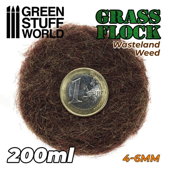 Wasteland weed Static grass flock 4-6mm 200ml