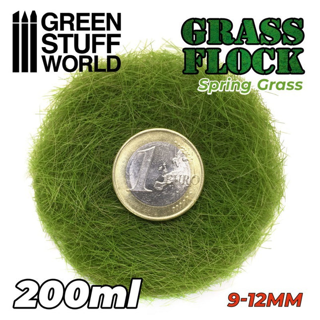 spring grass Static grass flock 9-12mm 200ml