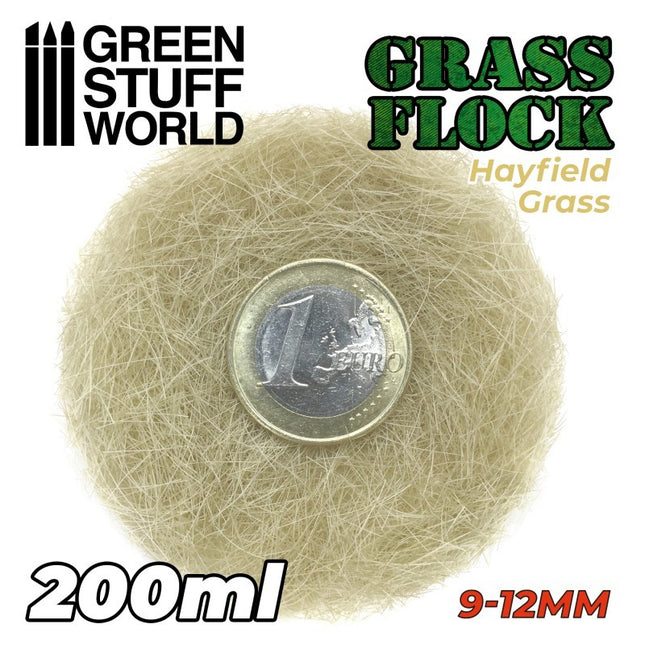 hayfield grass static grass flock 9-12mm 200ml