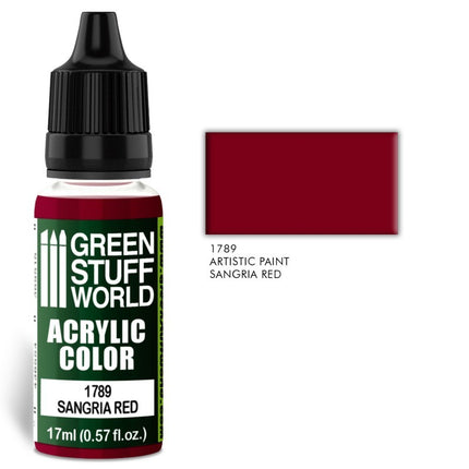 Sangria Red 17ml Acrylic Color 1789