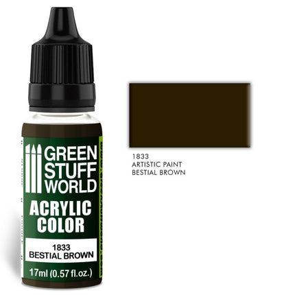 Bestial Brown 17ml Acrylic Color 1833