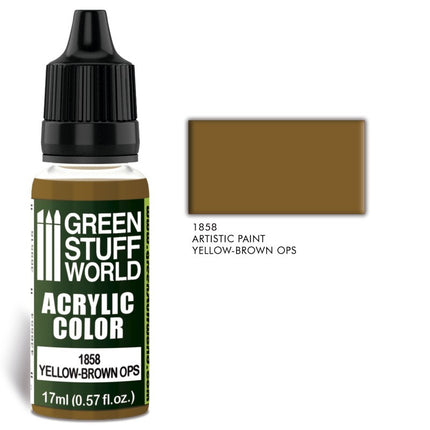 Yellow-brown Ops 17ml Acrylic Color 1858
