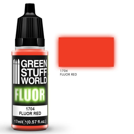 Fluor paint Red (17ml)