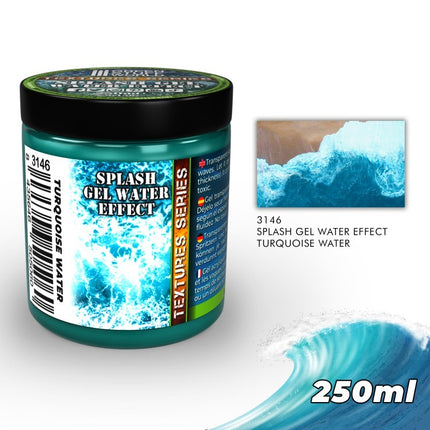 Water Effect Gel Turquoise 250ml