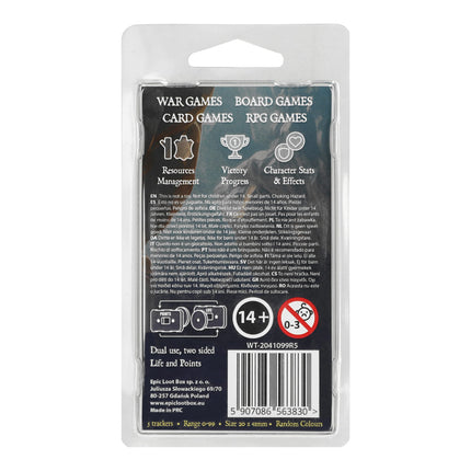 Trackers Counters, Range 0-99, Size 20x41mm