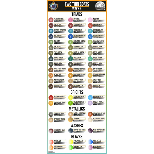 Collectie TwoThinCoats All Wave 2 (60 kleuren)