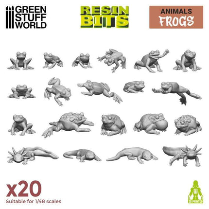 3D print sets Frogs & Toads
