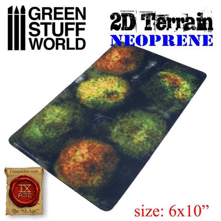 Neoprene Terrain Forest with 6 trees