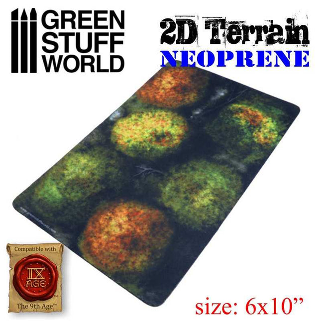 Neoprene Terrain Forest with 6 trees