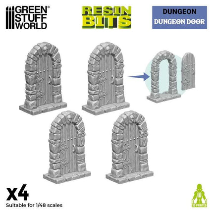 3D Print set - Dungeon Doors