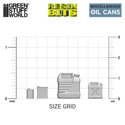 3D Printed Oil Cans (46st)