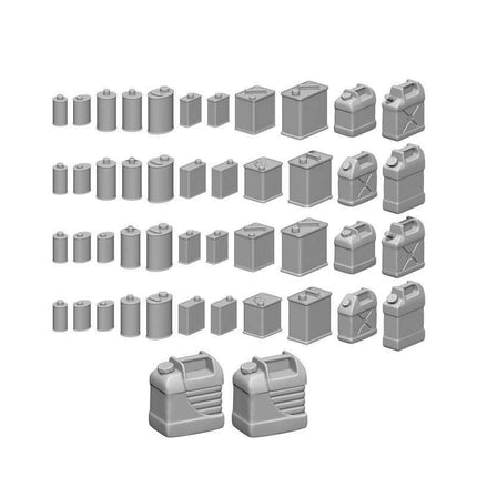 3D Printed Oil Cans (46st)